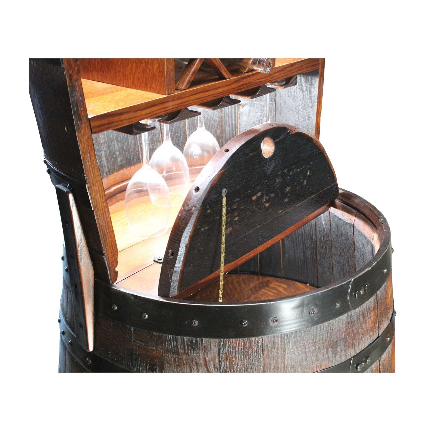 7 Bottle Barrel Hutch