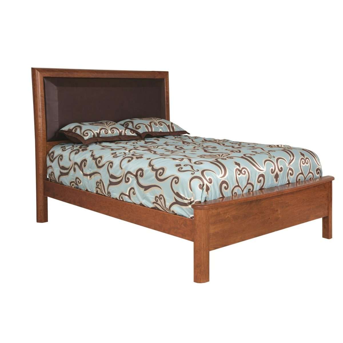 Meridian Leather Panel Bed