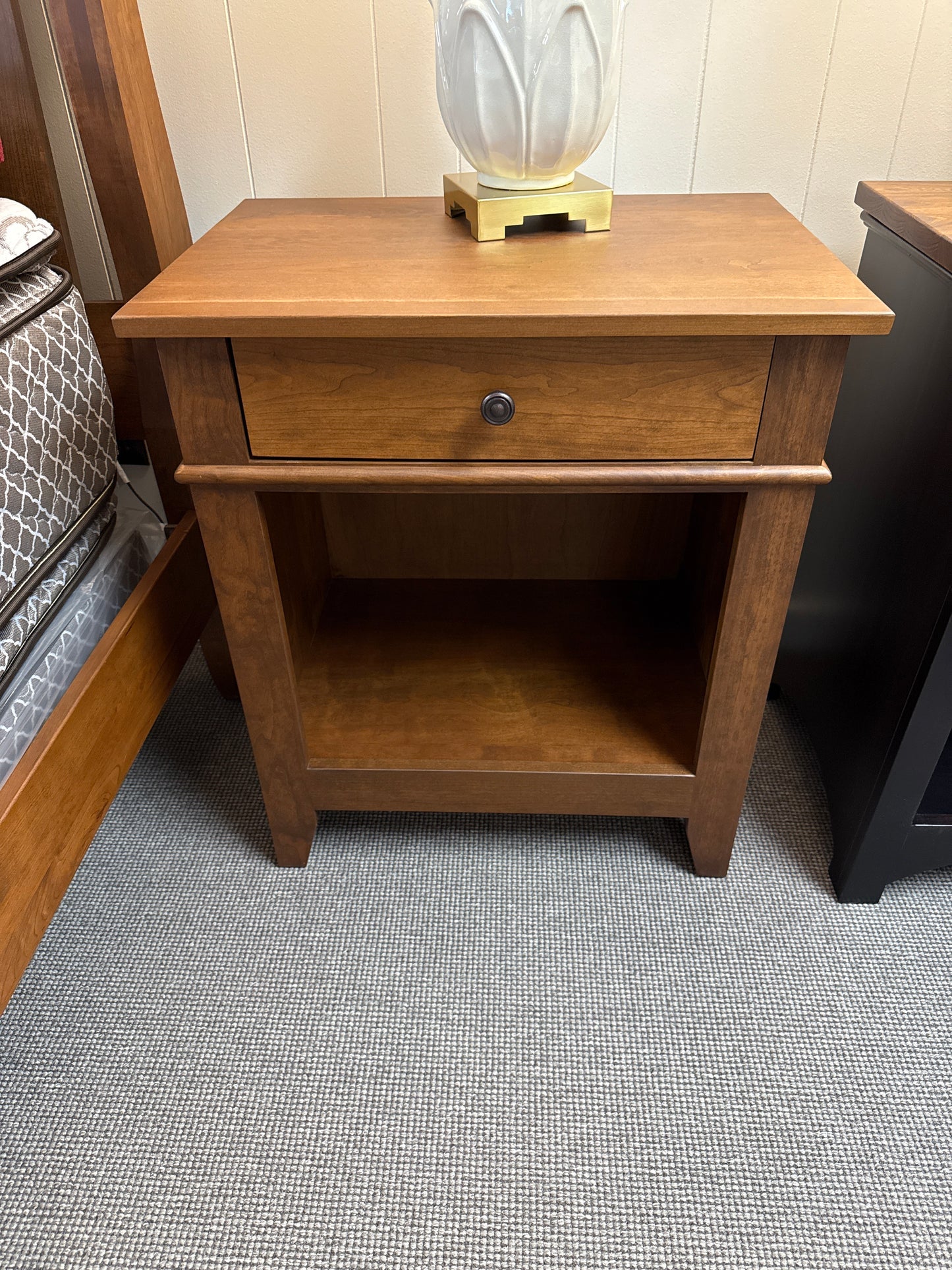 Tucson 2pc Bedroom Set(mattress sold separately). Includes: Queen bed and nightstand.