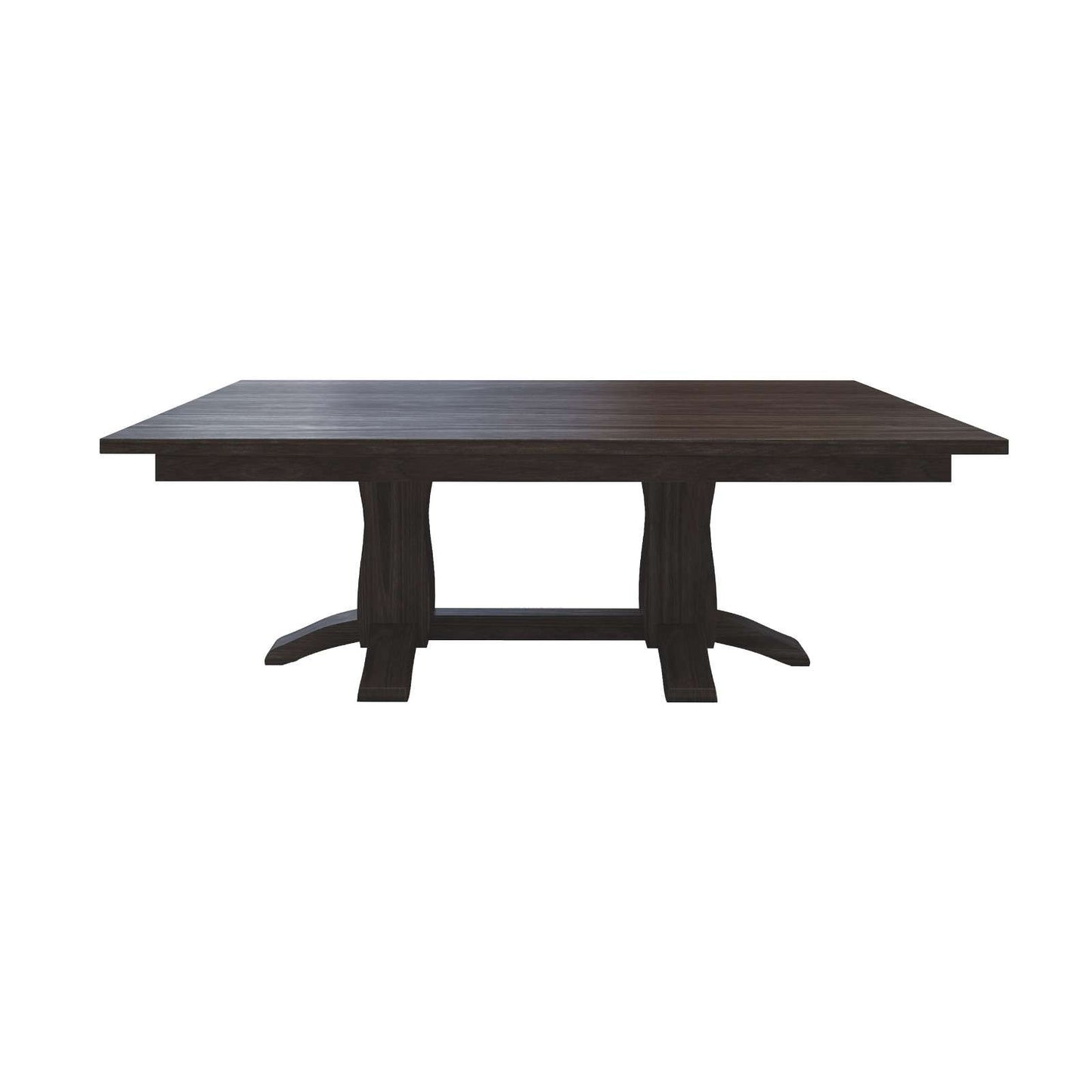 Beveled Shaker Double Pedestal Table
