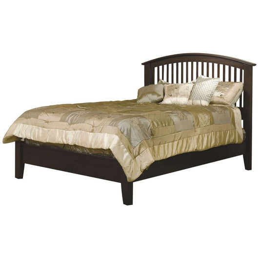 Cambrai Mission Bed with Arched Footboard
