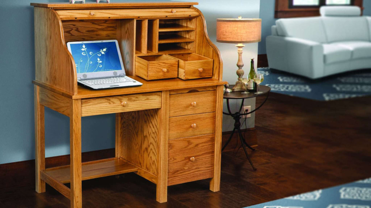 Computer Rolltop Desk