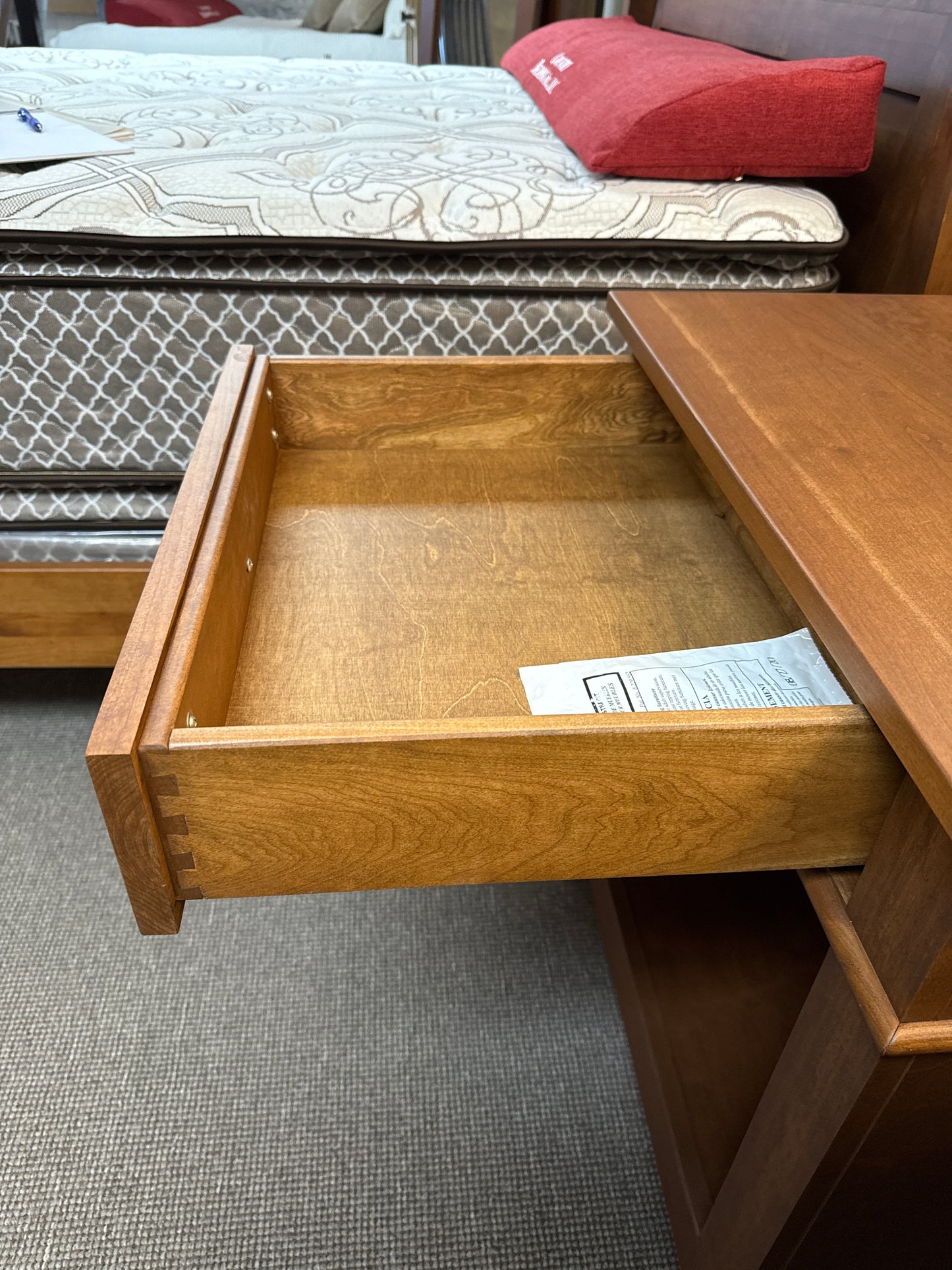 Tucson 2pc Bedroom Set(mattress sold separately). Includes: Queen bed and nightstand.