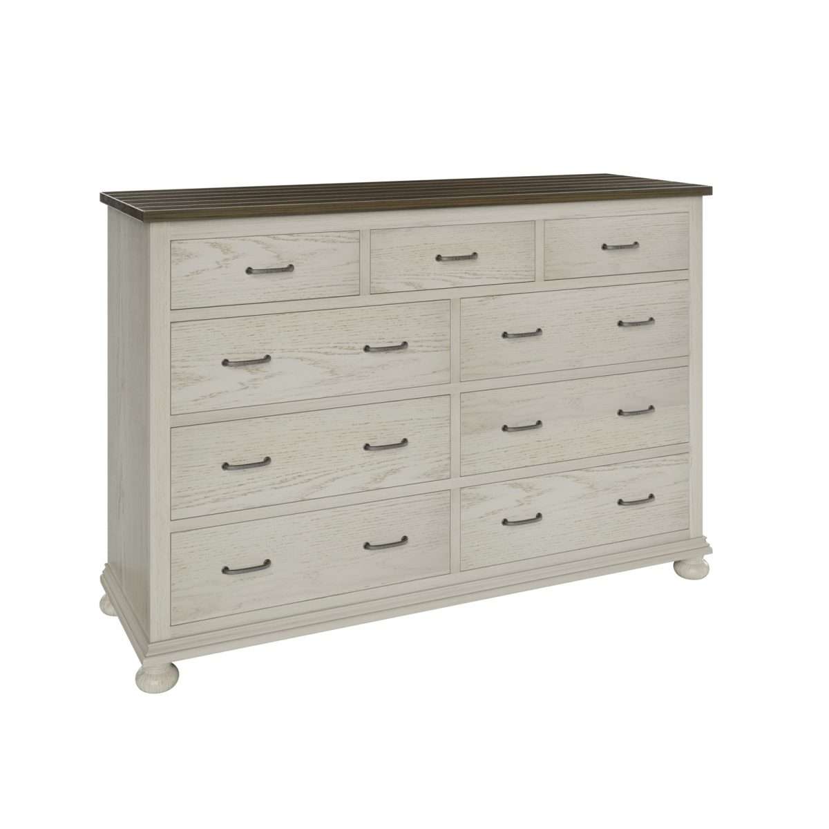 Hickory Grove High Dresser & Mirror