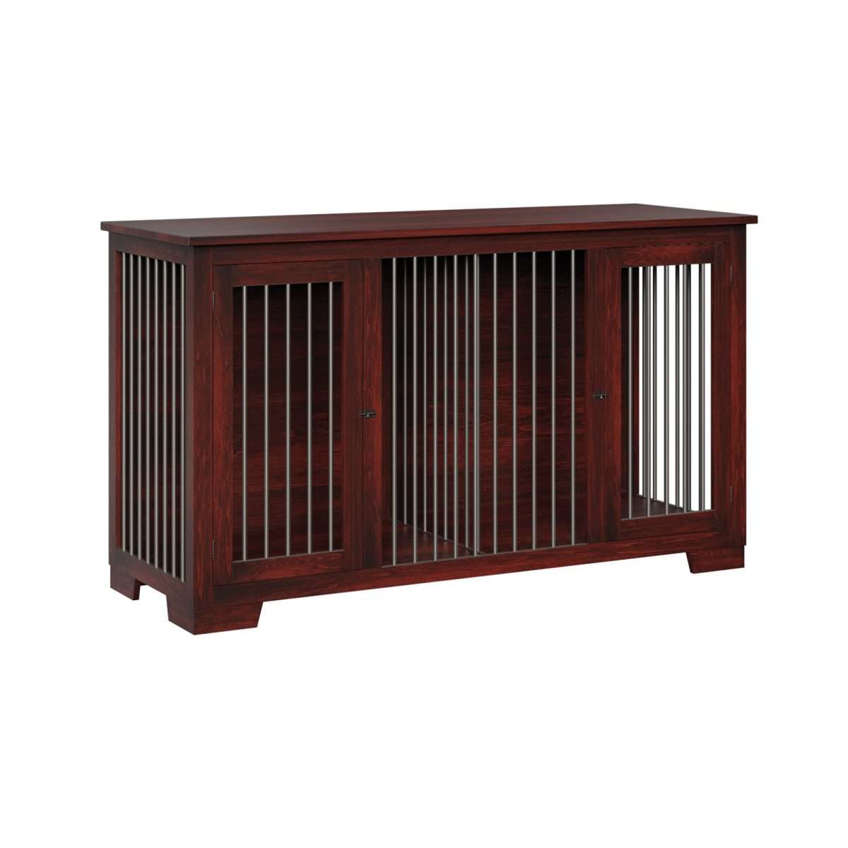 Large Hinged Double Door Dog Retreat