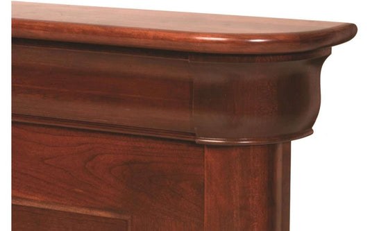 Louis Phillipe Panel Bed