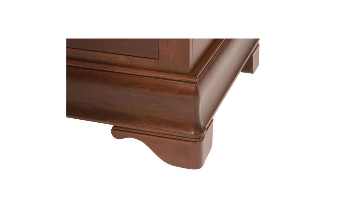 Louis Phillipe 23" Murphy Wall Bed Bookcase w/Door