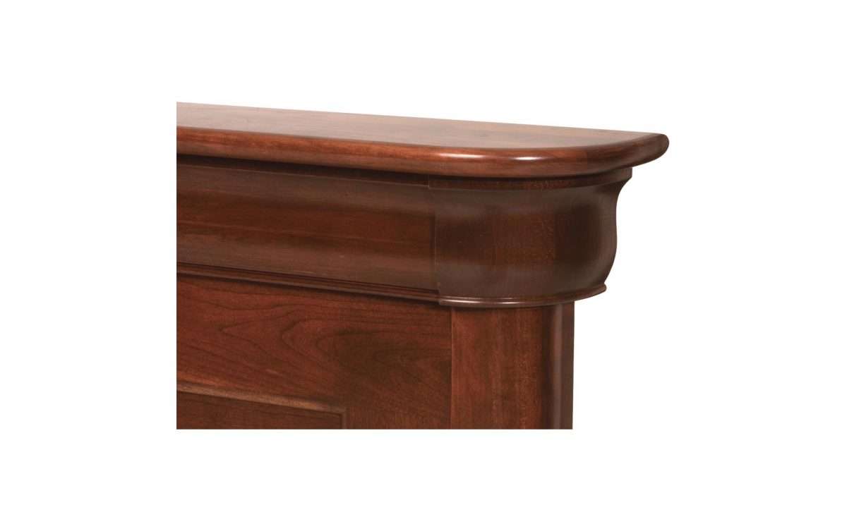 Louis Phillipe 23" Murphy Wall Bed Bookcase w/Door