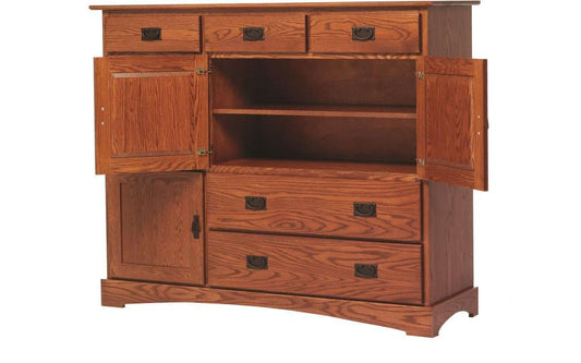 Old English Mission Grande Door Chest