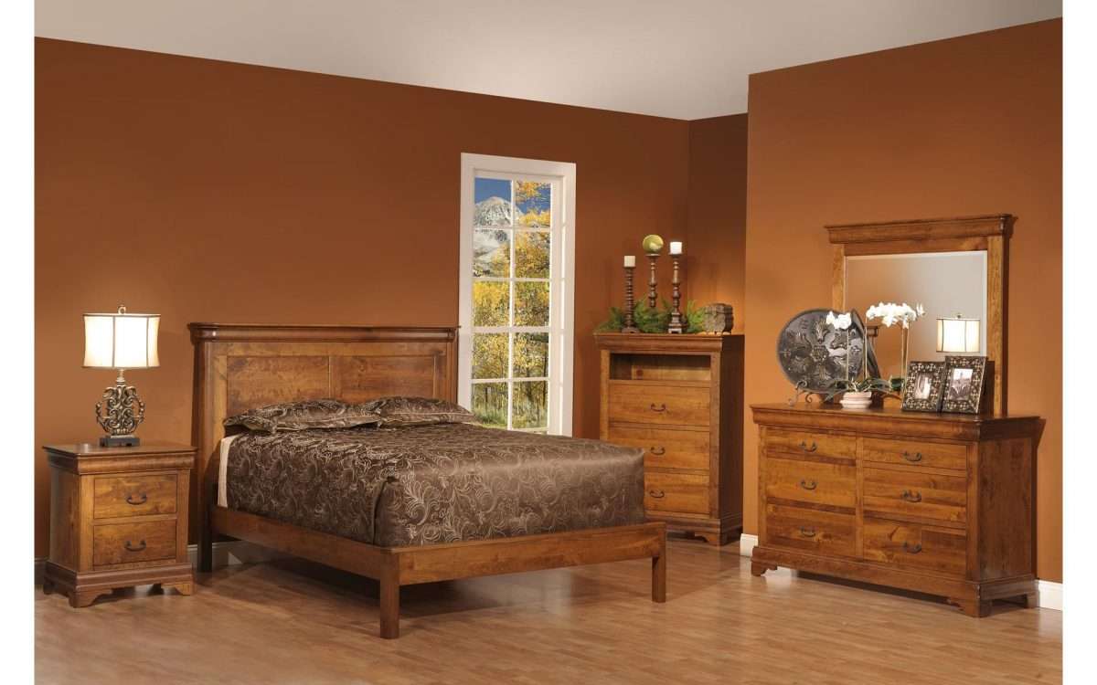 Versailles Low Dresser & Mirror