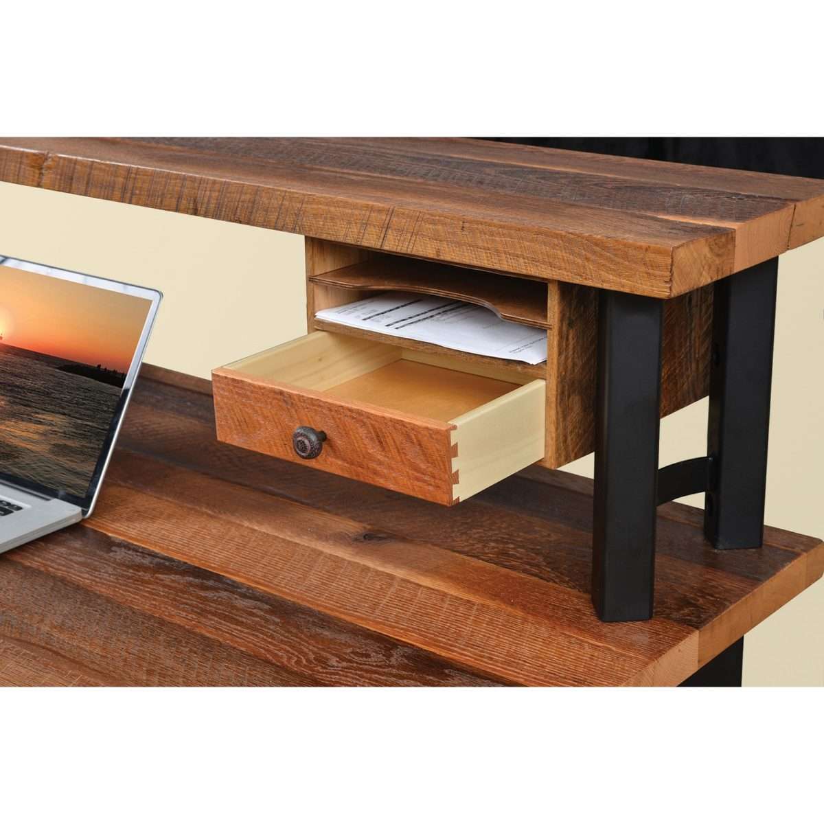 Millennium 50" Deluxe Desk with Live Edges