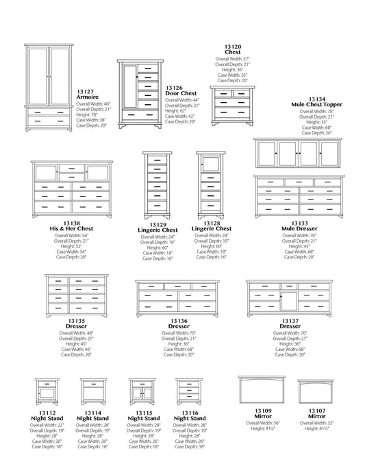 Choices Triple Panel Chest