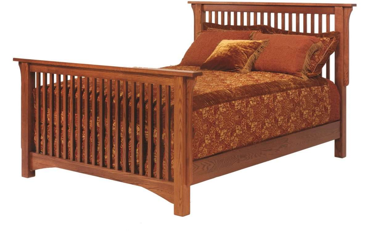 Old English Mission Slat Mission Bed Collection