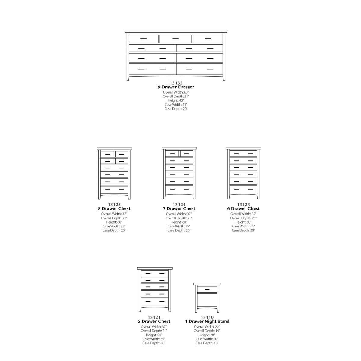 Choices Dowel Bedroom Collection