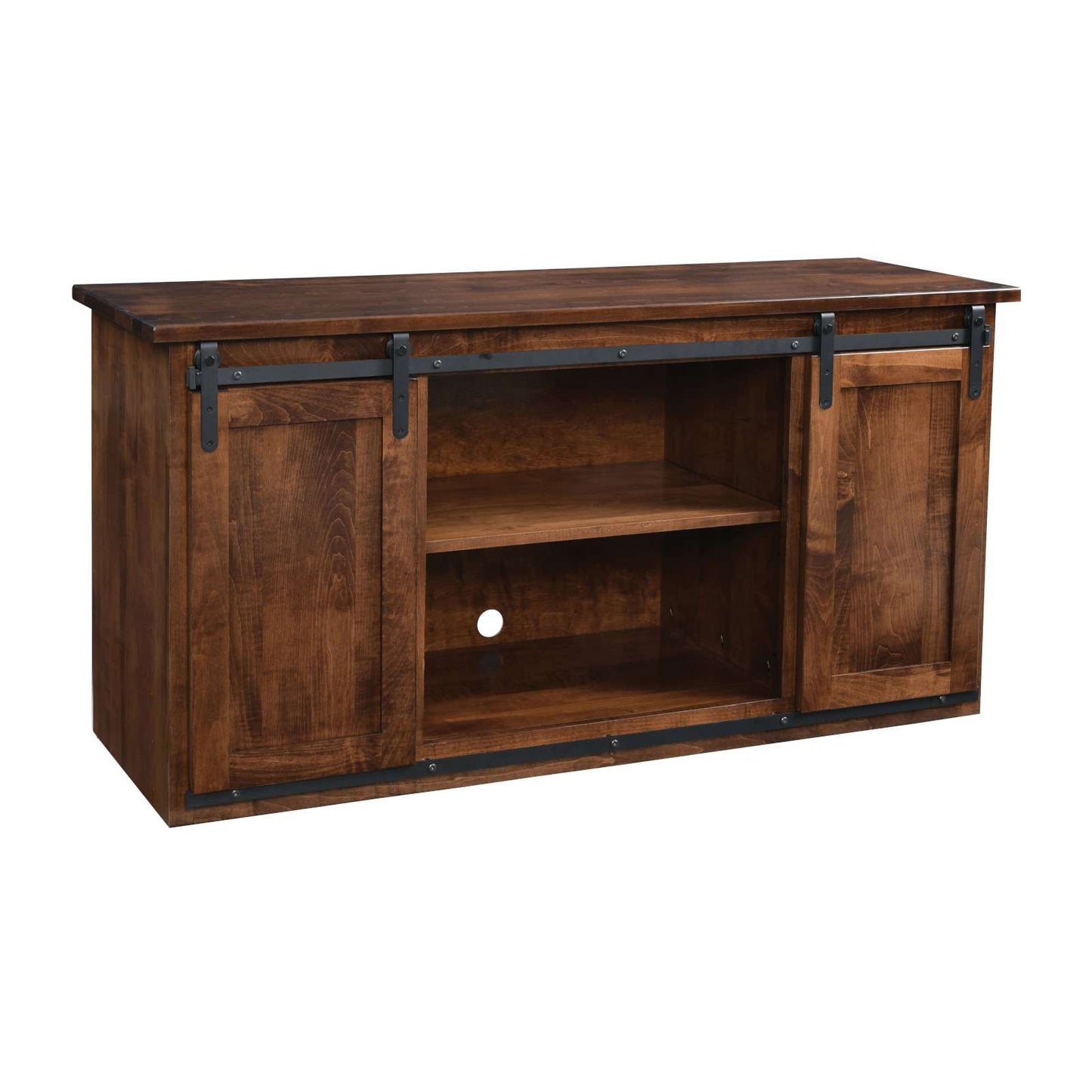 Sliding Barn Door TV Console