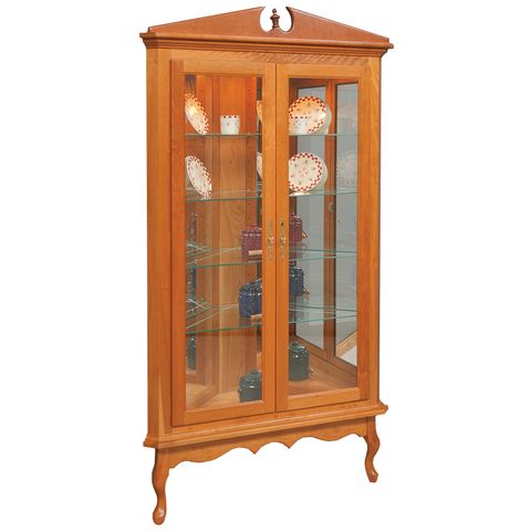 Corner Bonnet Top Curio