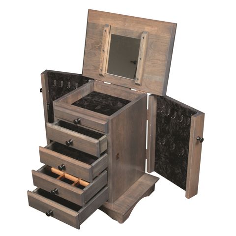 Shaker Dresser Top Jewelry Cabinet