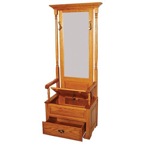 Deluxe Hall Seat w/Drawer