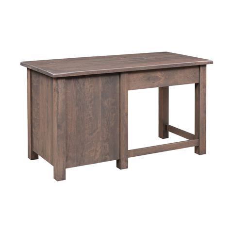 Barn Floor Single Pedestal Desk