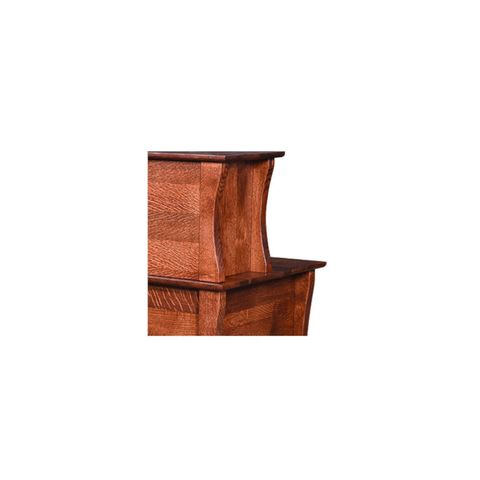 Kapernaum Double Pedestal Desk & Hutch 2-Tone