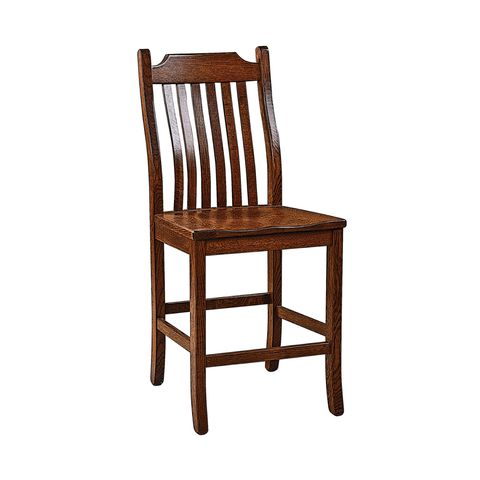 Mission 6-Slat Bar Chair