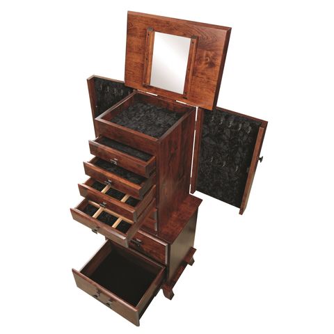 Split Shaker Jewelry Armoire