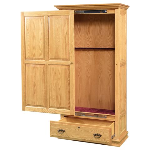 Wooden Sliding Door 8 Gun Cabinet
