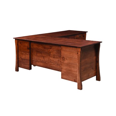 Kapernaum Corner Desk & Tall Hutch