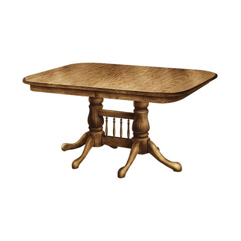 Tulip Double Pedestal Table