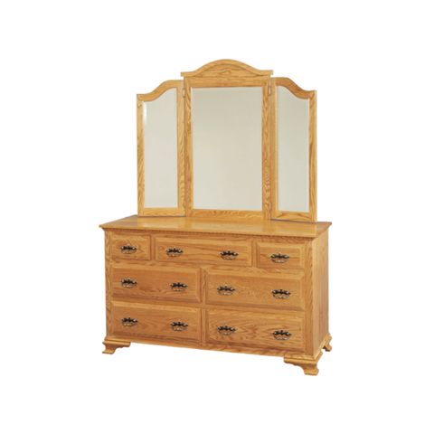 Heirloom Dresser & Trifold Mirror