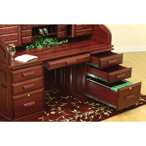 68" Deluxe Roll Top Desk