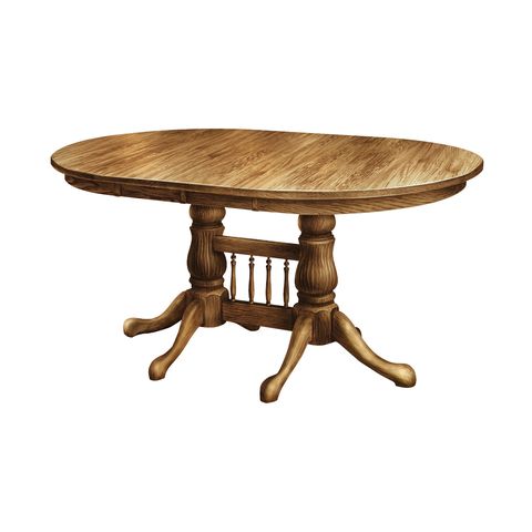 Tulip Double Pedestal Table