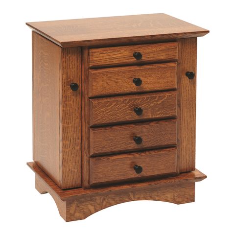 Shaker Dresser Top Jewelry Cabinet