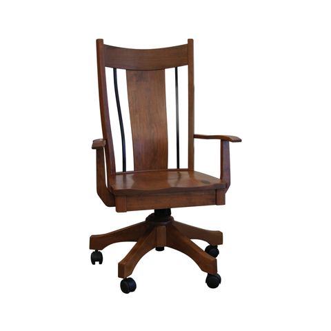 Eagle Arm Chair w/Wrought Iron