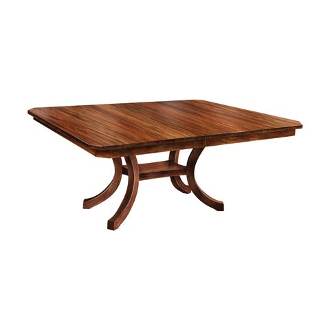 Carlisle Shaker Extended Double Pedestal Table