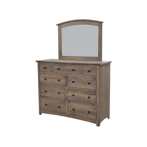 Elite Dresser w/Arched Mirror