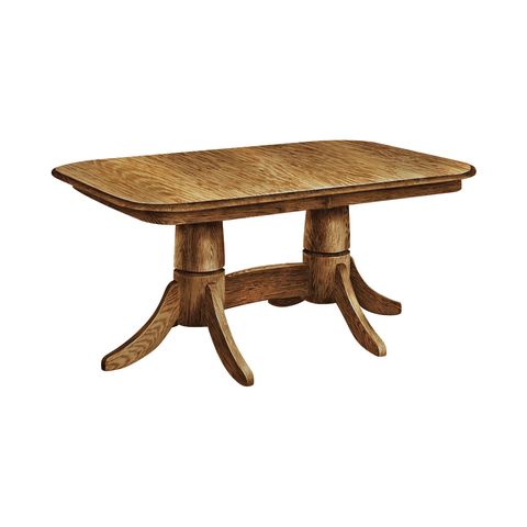 Classic Shaker Extended Double Pedestal Table