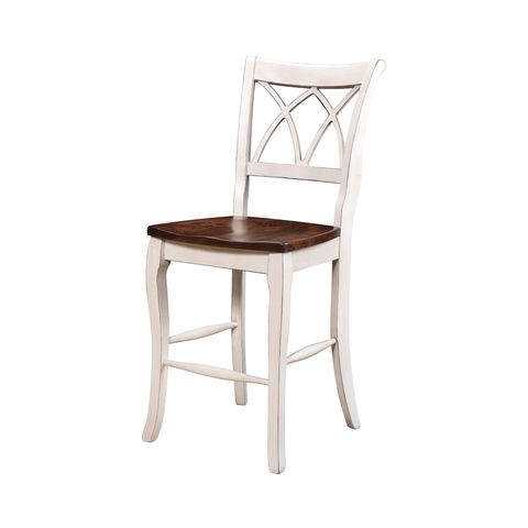 Double X Back Swivel Bar Chair