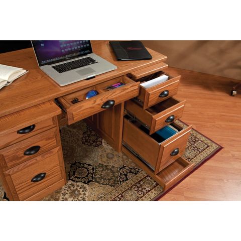 50" Traditional Roll Top Desk