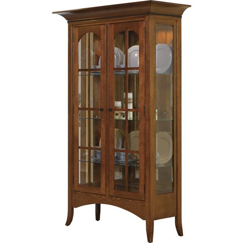 Bunker Hill Corner Curio Hutch
