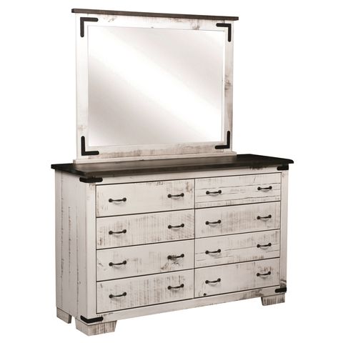 Old Tymes High Dresser & Mirror