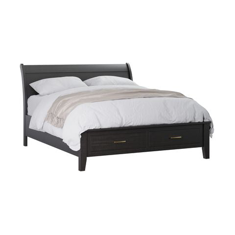 Lakeside Bed w/Storage Footboard