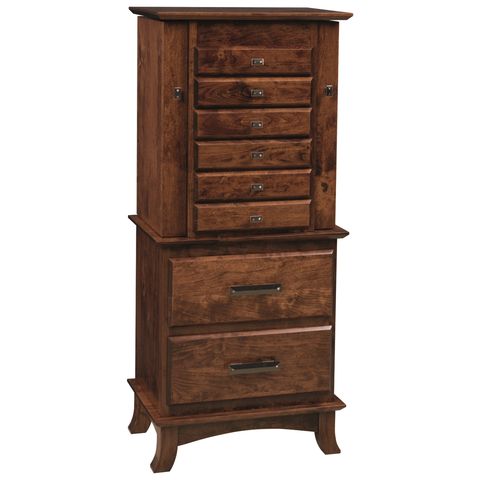 Split Shaker Jewelry Armoire