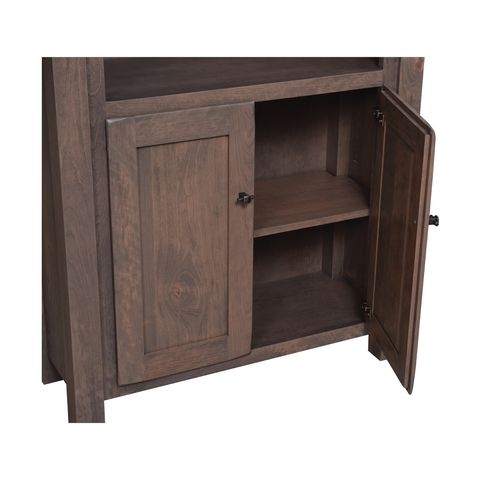 Barn Floor Bookcase w/Doors