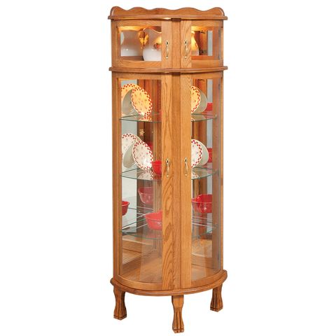 Corner Bonnet Top Curio