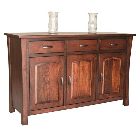 Woodbury Low Base 3 Door Buffet 1010