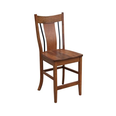 Eagle Swivel Bar Chair w/Wrought Iron