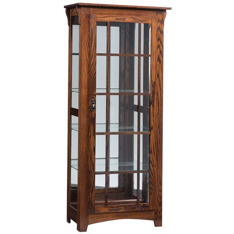 Mission Single Door Curio