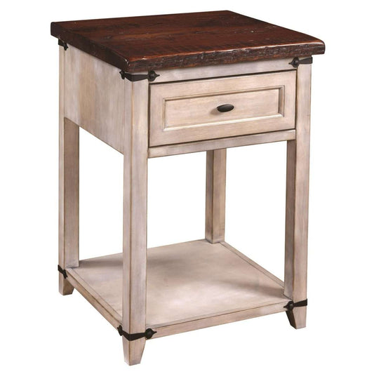 Farmhouse Heritage 1 Drawer Open Nightstand