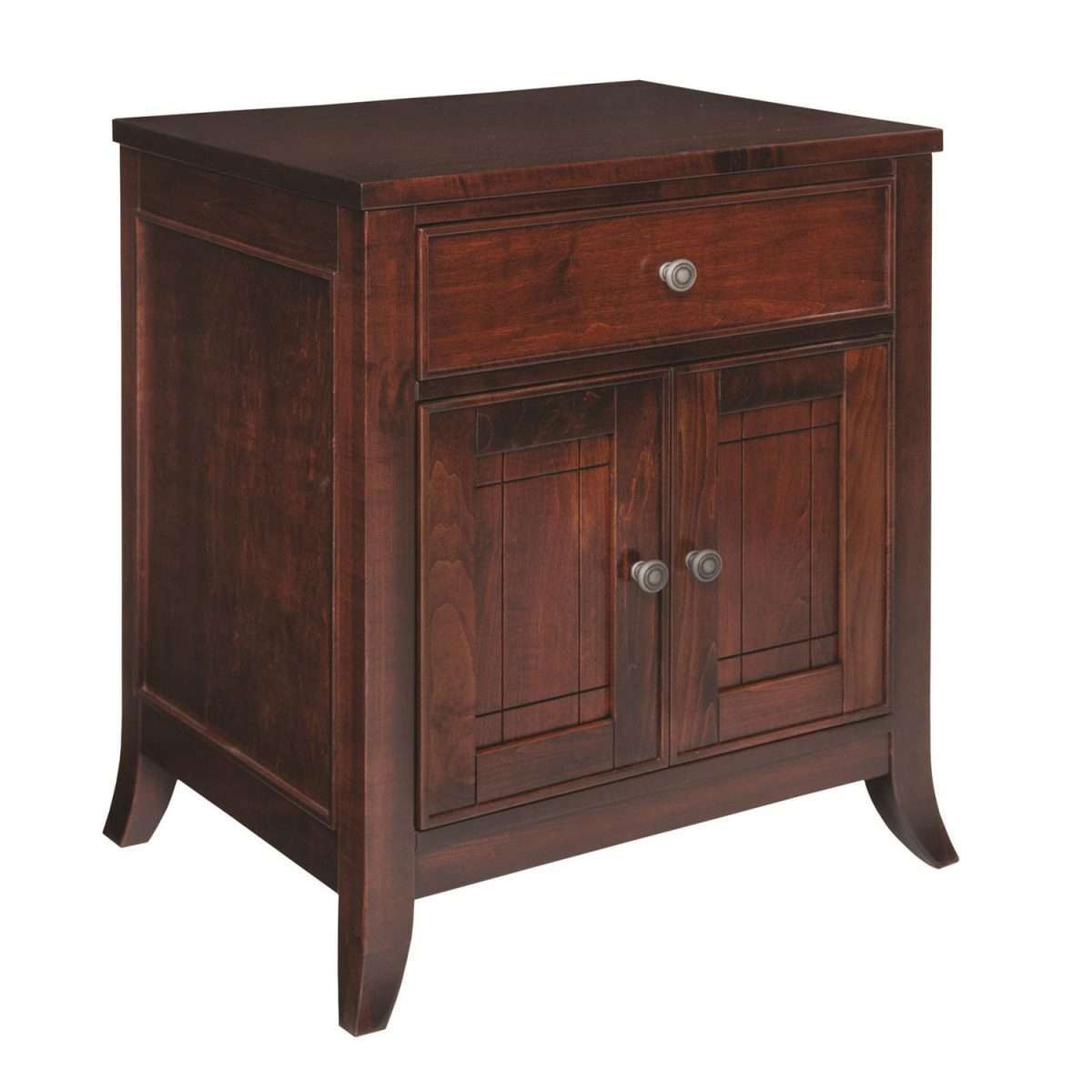 Kingston 1 Drawer 2 Door Nightstand